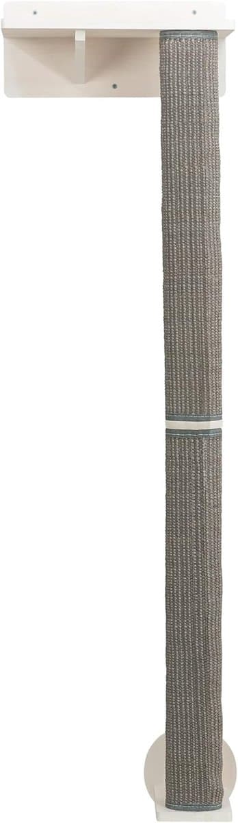 Katten klimwand - Krabmeubel kat - Spelen en ontdekken - Modulair systeem - 35x25x130 cm - Wit