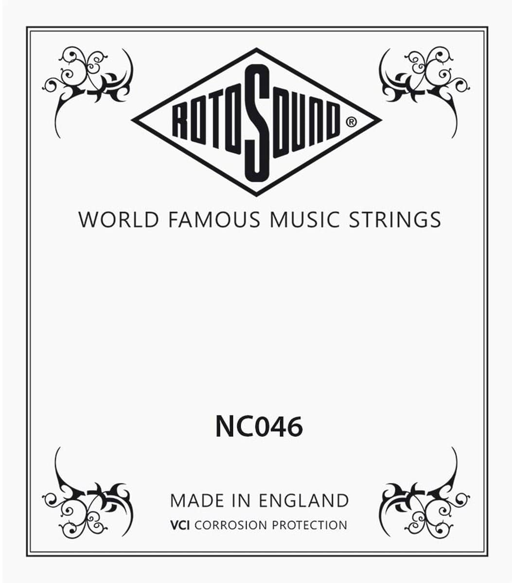 Rotosound NC046 .046 snaar for elektrisch guitar, nickel wound