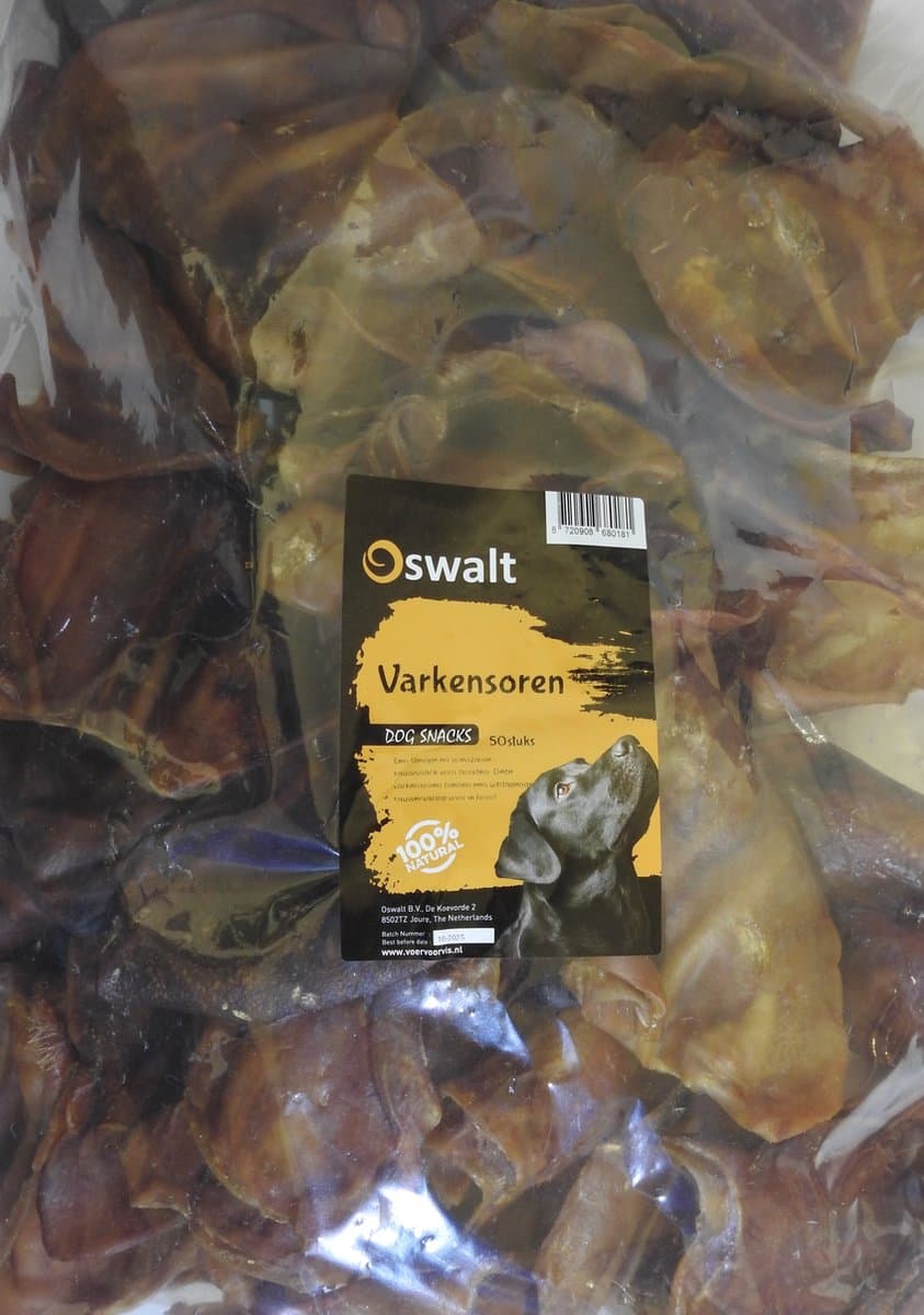 Oswalt Varkensoren - Hondensnack - 50 stuks