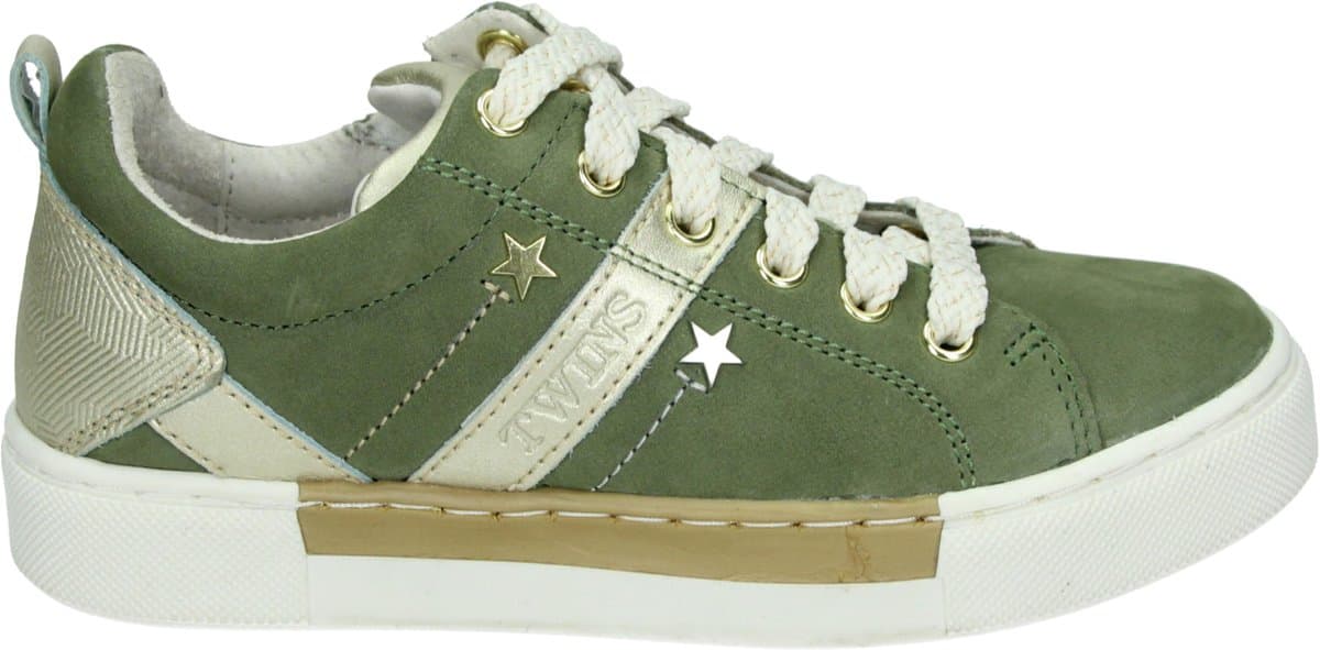 Twins - 320171 - Lage schoenenMeisjesKindersneakers - Kleur: Groen - Maat: 38