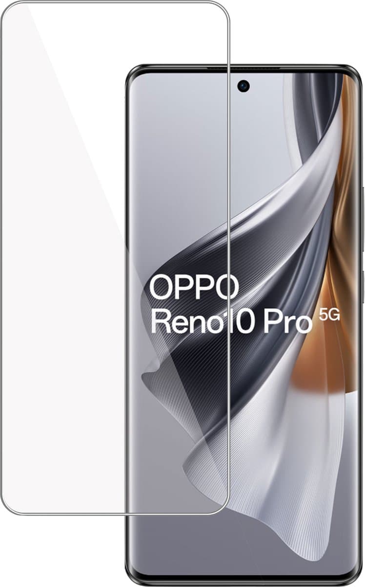 Screenprotector geschikt voor OPPO Reno 10 / 10 Pro Screenprotector – Gehard Glas - Proteqt+
