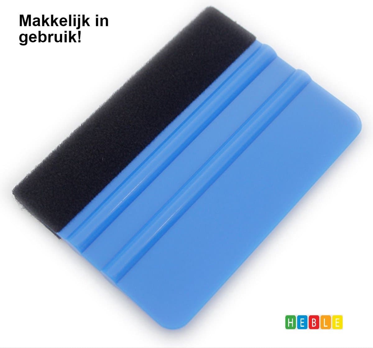 *** 1x Rakel blauw - Wrappen - Autowrap - Buigzaam - Raamfolie & Wrapping - van Heble® ***