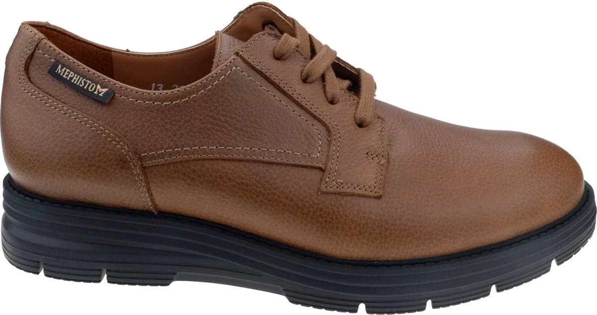 Mephisto Cedrik - heren veterschoen - Bruin - maat 43 (EU) 9 (UK)
