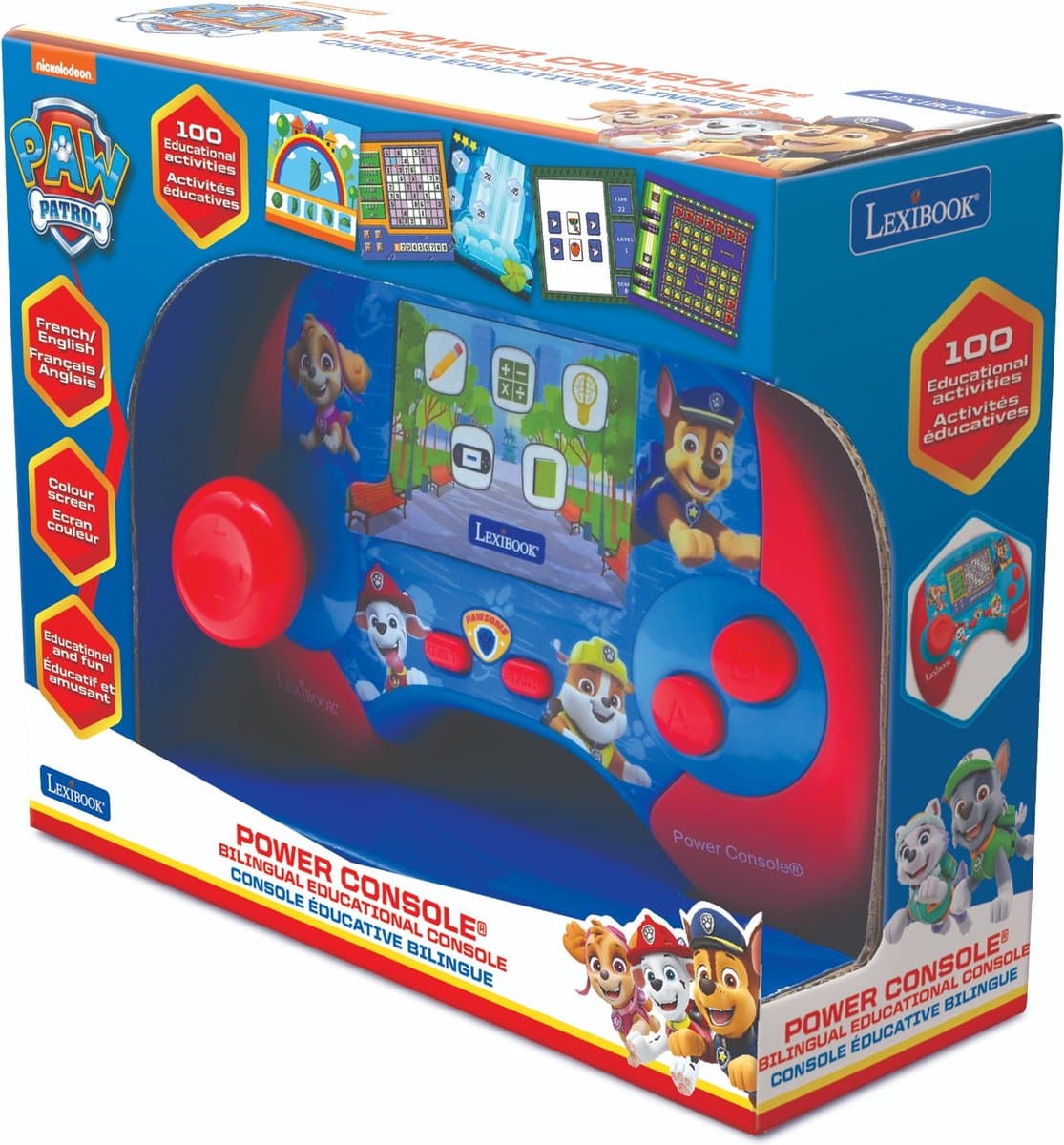 Power Console Pat Patrouille console de jeux éducative (FR/EN)