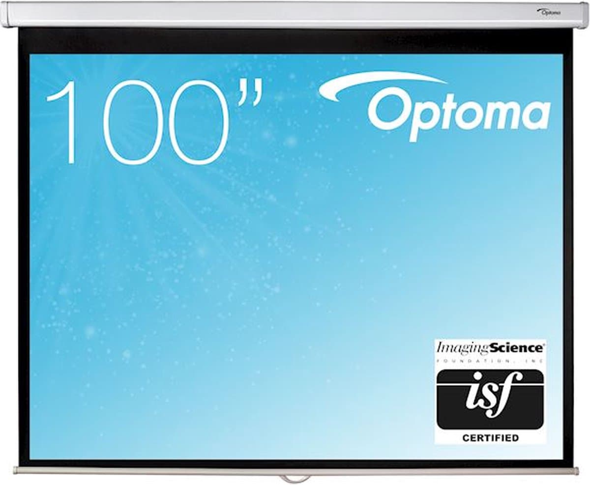 Optoma Panoview Pull Down Manual DS-3100PMG+ - Projectiescherm - aan het plafond monteerbaar monteerbaar aan muur - 100 inch (254 cm) - 4:3 - Matte White