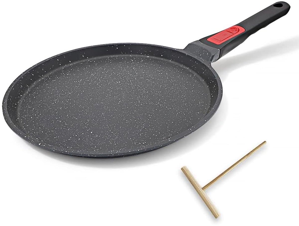Dailygoods - Anti-aanbak Crepe Pan 10 Inch met Verwijderbare Handgreep
