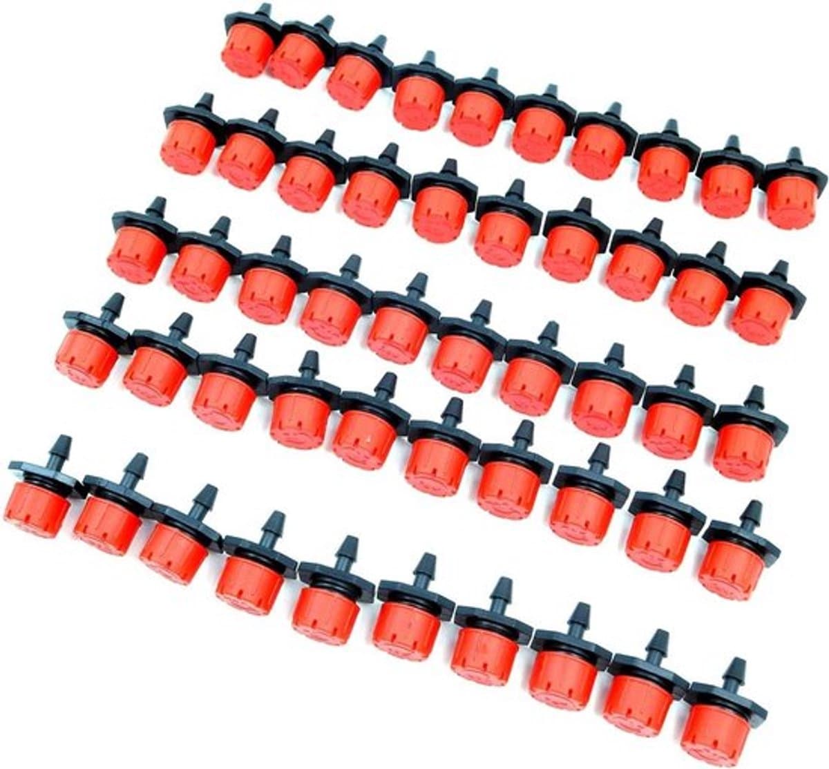 - Druppelsysteemkit - 50 stuks - Bespaar water - Tuin en planten - Automatische bewatering - Geschikt voor bloemen en groenten