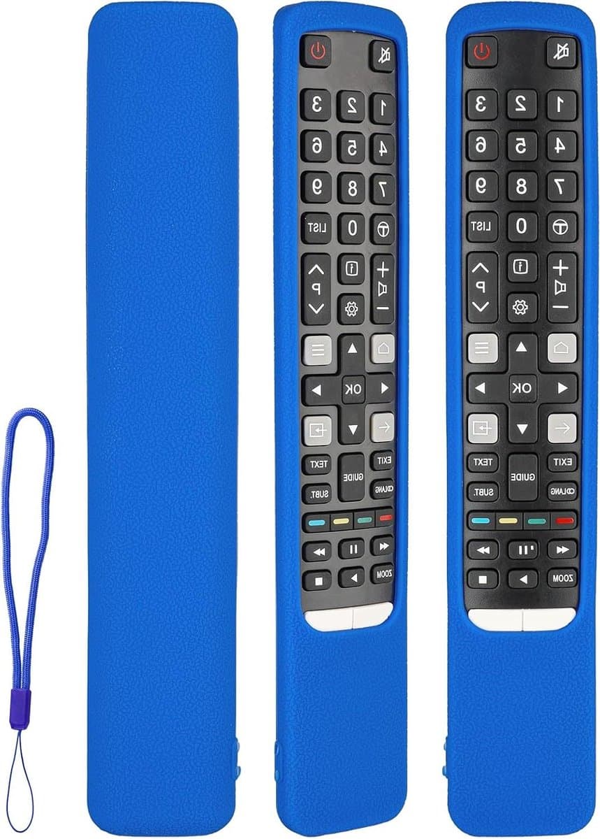 Afstandsbediening Hoes - Beschermhoes Remote - Bescherming Thuis - Schokbestendig Materiaal - 22.6 x 4.8 cm - Blauw