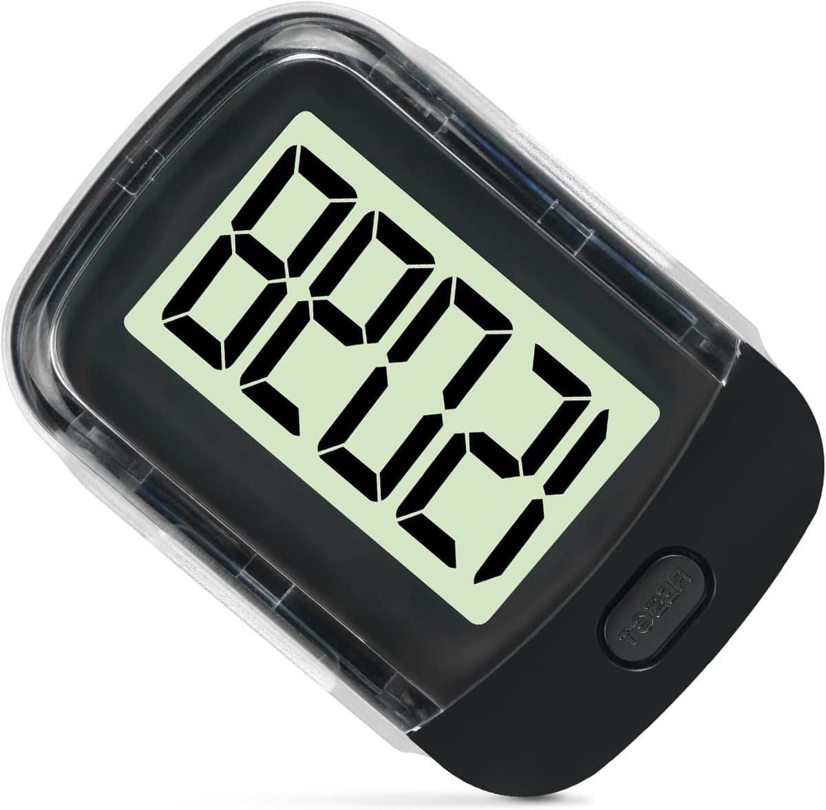 Stappenteller Clip-on - Fitness Tracker - Dagelijkse Activiteit - 3D Sensor Nauwkeurig - 10 x 7 cm - Zwart