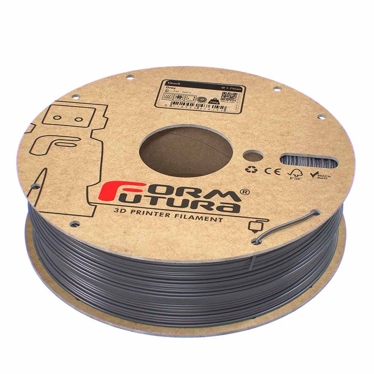 Formfutura TitanX Grey (750gram - 1.75mm)