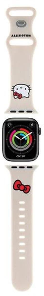 Hello - Kitty - Siliconen Kitty Hoofdband voor Apple Watch 38/40/41mm - beige