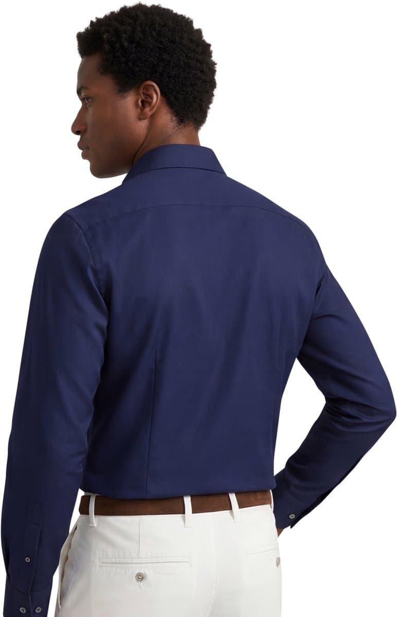 Eton business overhemd donkerblauw