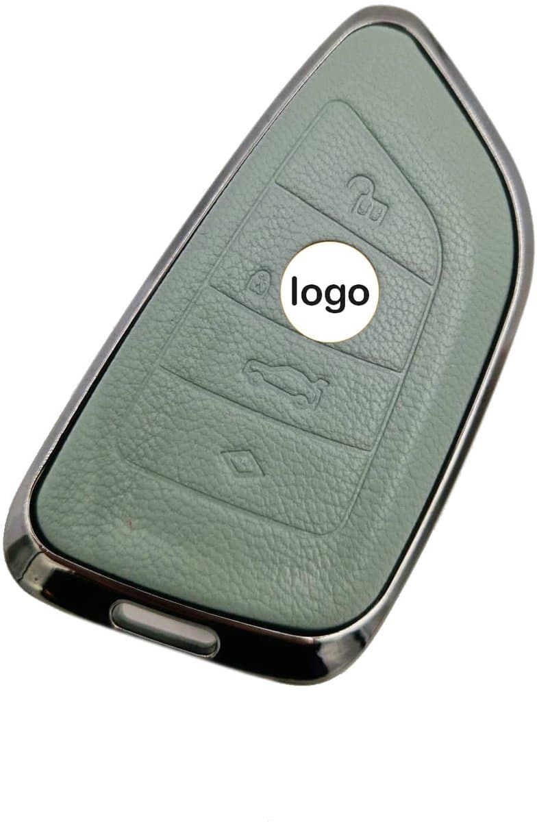 Autosleutel Hoesje geschikt voor Bmw - Sleutelcover - Aluminium Sleutelhoes - Accessoires - agave