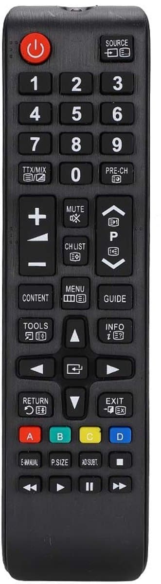 Shopcentral - Remote Control - Draadloze TV afstandsbediening - Geschikt voor BN59-01189A - Handzaam formaat - TV Controller - 10 meter bereik - Voor