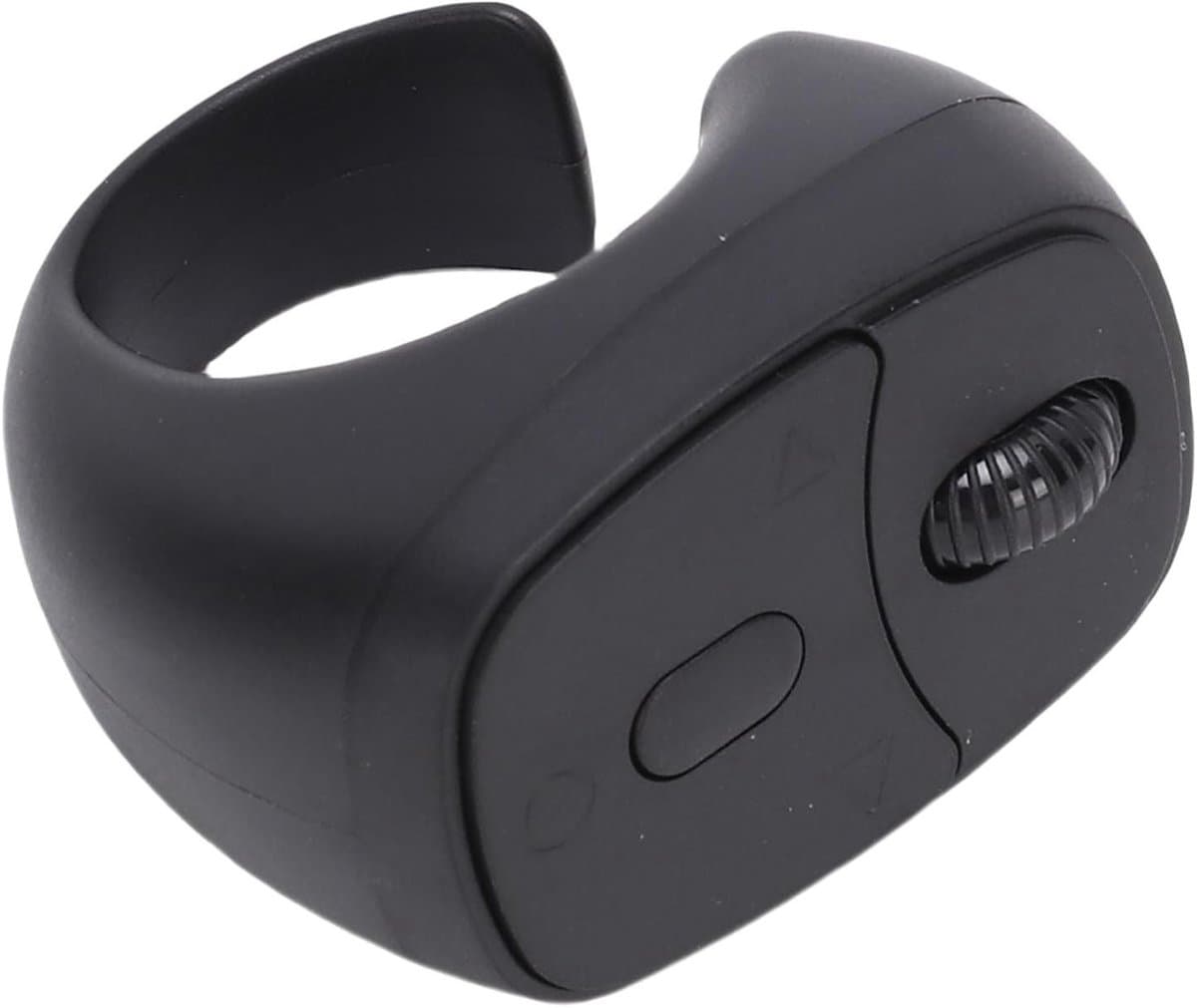 Draadloze Bluetooth Ring Controller met Scrollwiel, Oplaadbare Vingerafstandsbediening voor Sociale Media en Tablets, Ideaal voor Gemakkelijk Navigeren