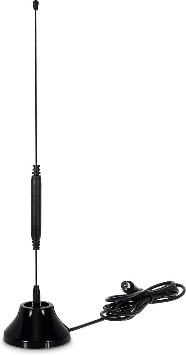 Kamerantenne - TV Antenne - Digitale TV Ontvangst - Passieve Staafantenne - 34.5 cm - Zwart