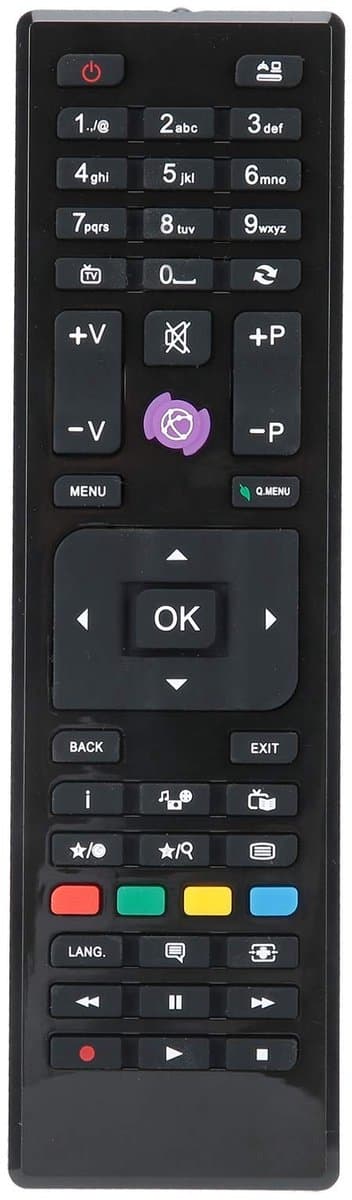 Dailygoody - TV Afstandsbediening - Universele Vervanger - Compact Formaat - Geschikt voor Telefunken - Ideaal voor Thuisgebruik - Handig en Functioneel