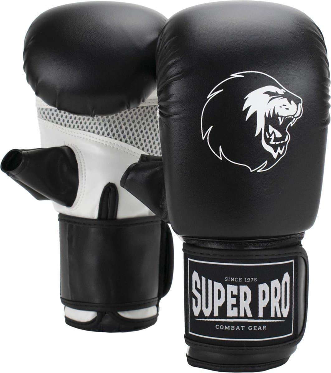 Super Pro Combat Gear Victor Bokszakhandschoenen Zwart/Wit Small