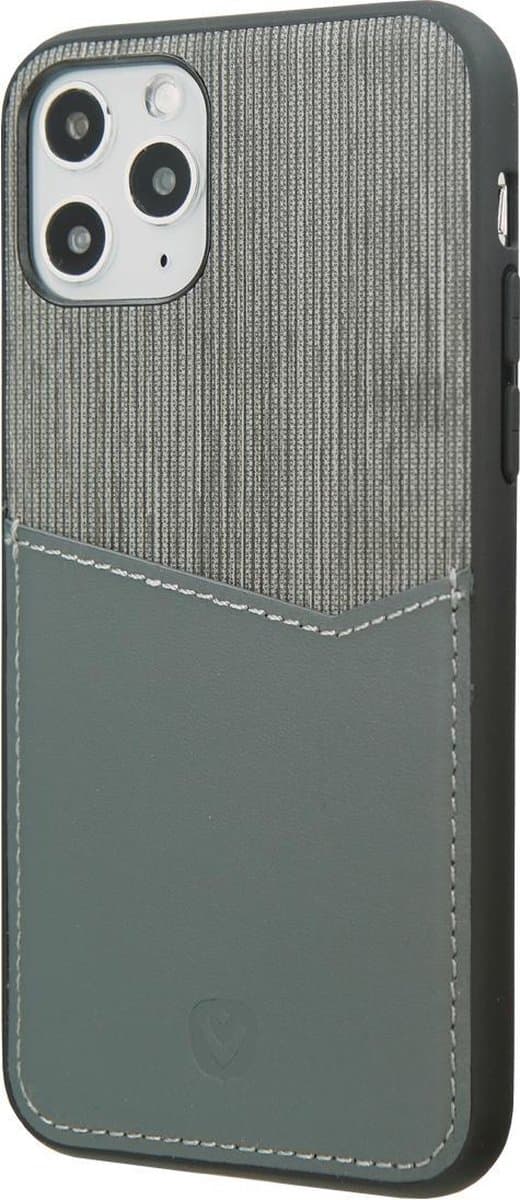 Valenta - Back Cover - Kaarthouder - Grijs - iPhone 11 Pro Max
