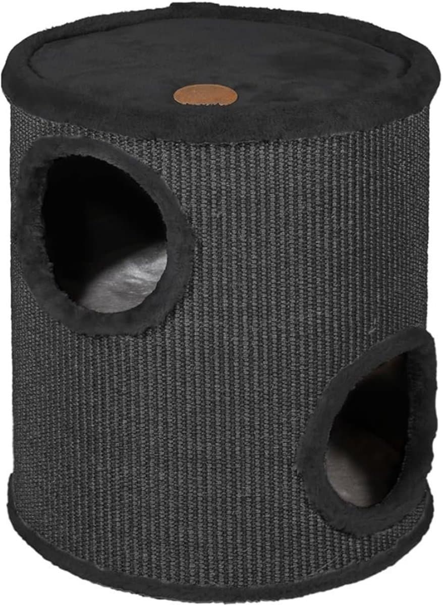 Quvo® Krabton - Krabpaal - Krabton voor Katten-Zwart- 50cm x 35cm x 35 cm; 1 kg