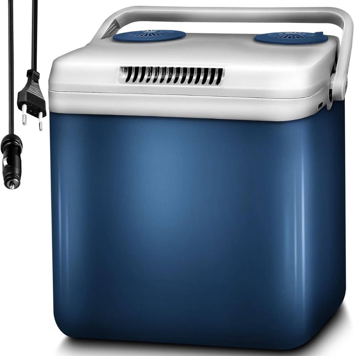 DnA® Koelbox Elektrisch 12v 230 Volt - Koelbox - Koelbox Elektrisch - Blauw - 32cm x 44cm x 43cm
