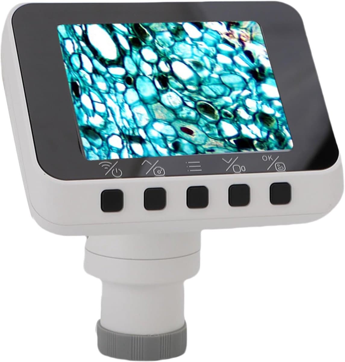 Telescoop Camera Oculair - Digitaal Oog - Astrofotografie Vogels - Ingebouwd 2.8" Scherm - 10x9x6 cm - Wit