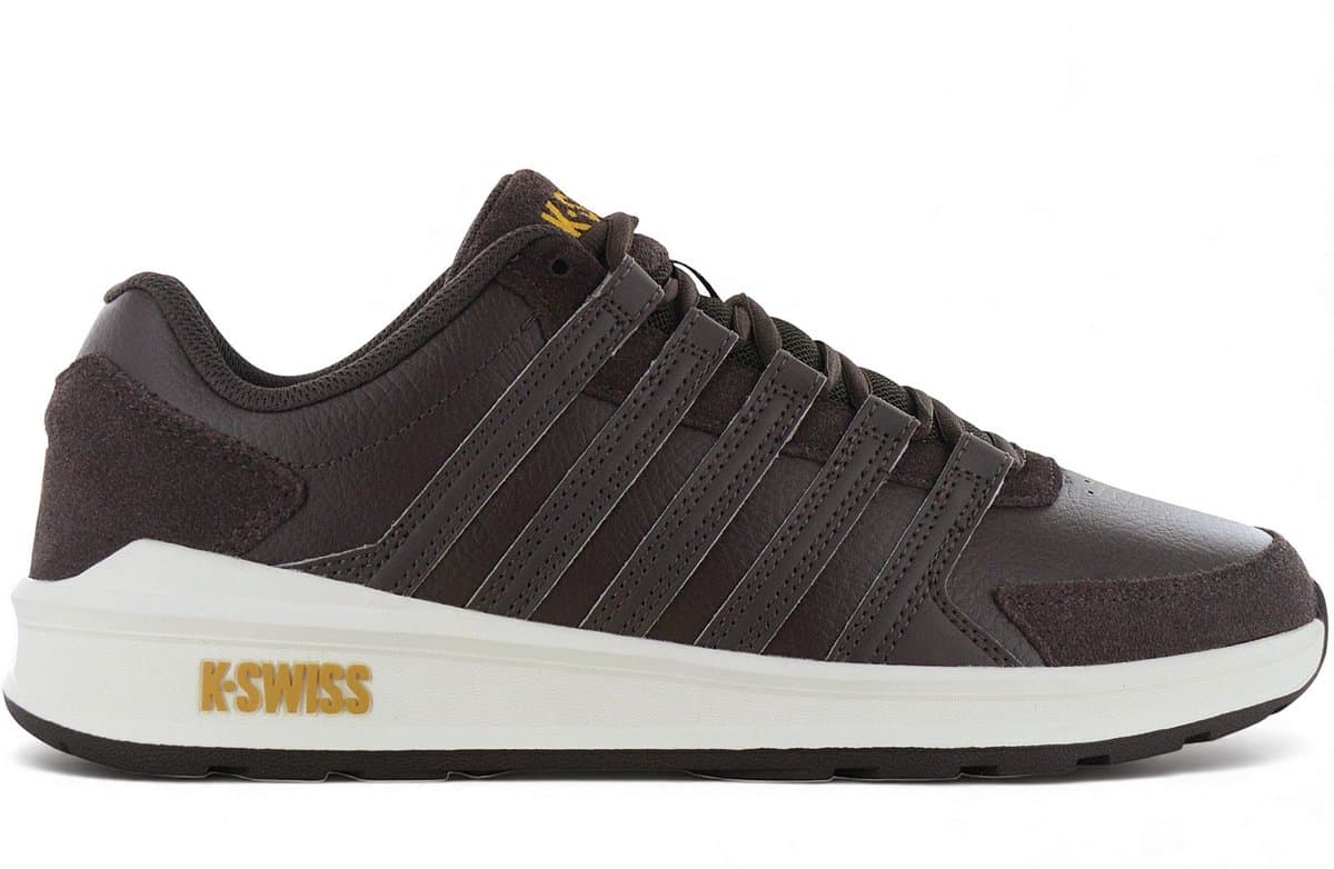 K-Swiss Vista Trainer - Heren Sneakers Schoenen Bruin 07000-202-M , Maat: EU 42.5