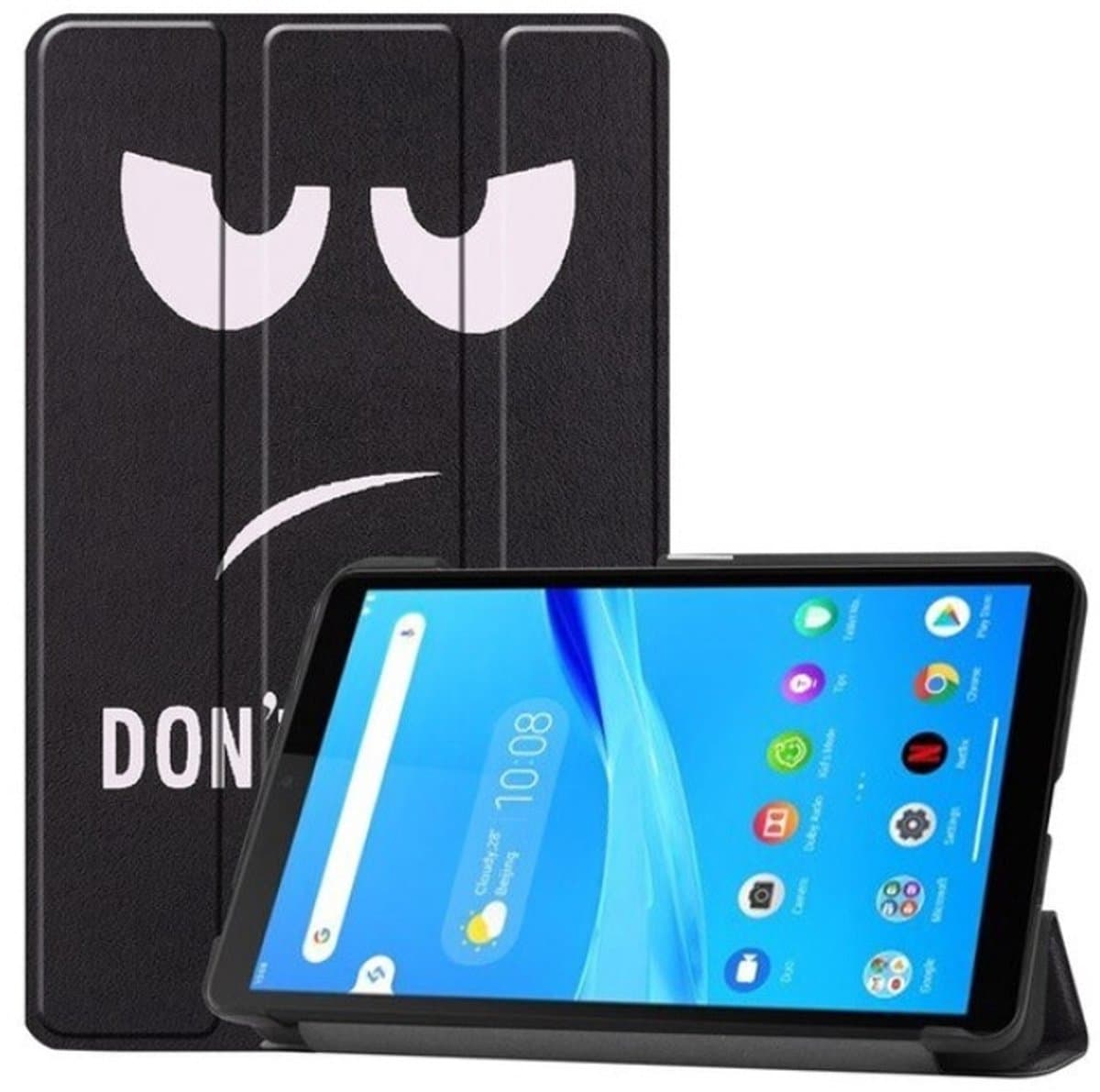 EtuiTab - Lenovo TAB M7 7.0 - Tablethoes - Zwart - Poliwęglan en Kunstleer