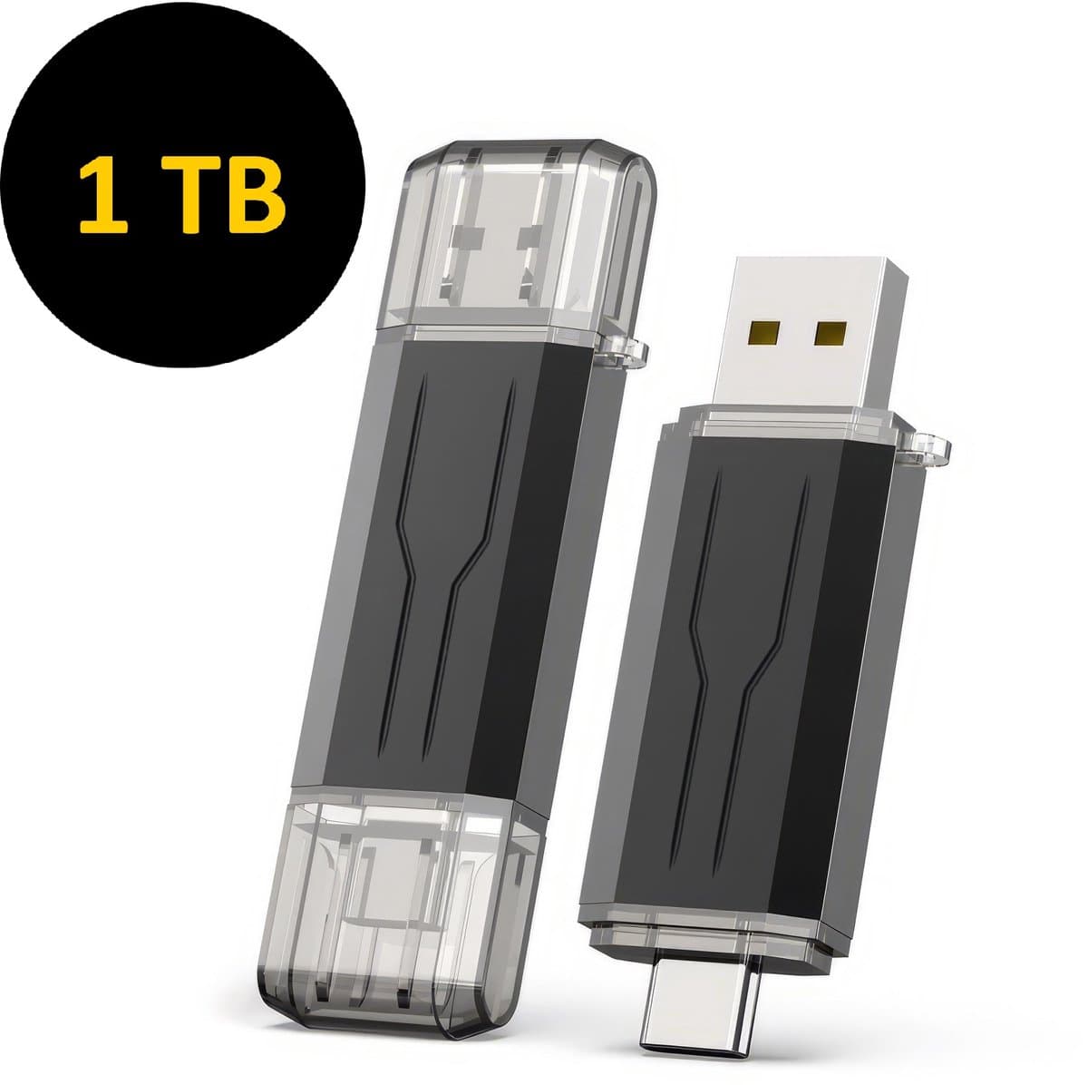 ThunderGold USB Stick 1 TB - USB-Sticks - USB C Stick - USB C en USB A - USB 3.0 - Geschikt voor laptops, smartphones en tablets