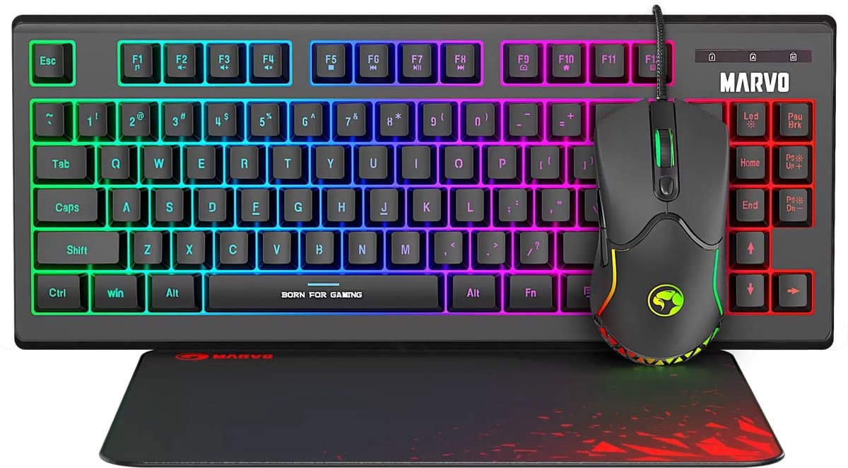 Marvo 3 in 1 gaming combo LOOT 30 – keyboard-muis-muismat