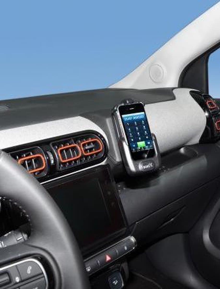 Kuda console Citroen C3 Aircross 2017- Zwart