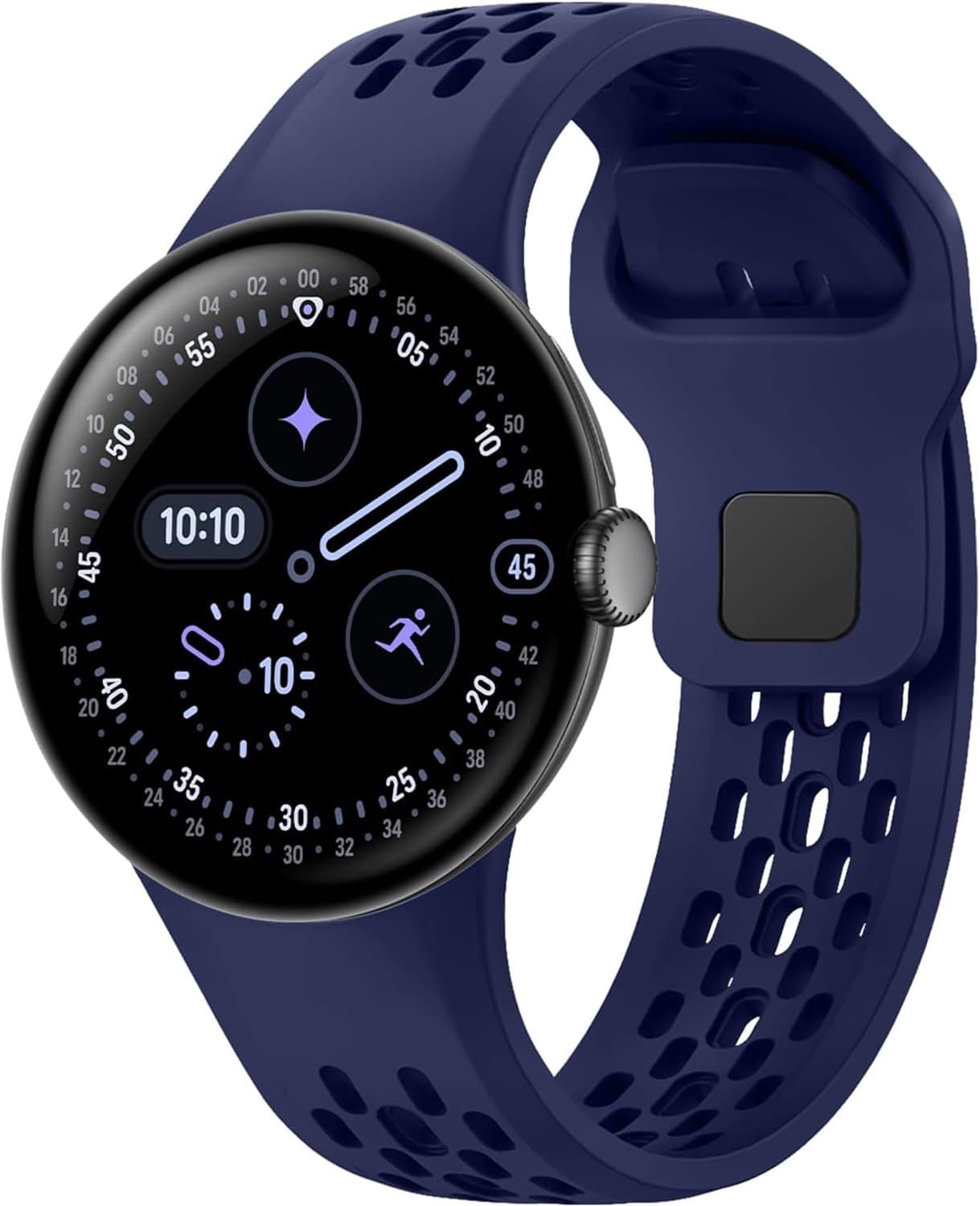 Siliconen armband 45 mm - waterdicht - sportief - ademend en comfortabel - ShopVlot