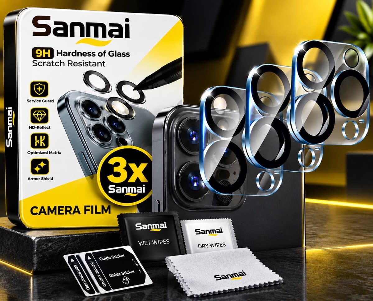 IPhone 16 Pro Max Lens Screen protector - 9H Temperde Glas camera screenprotector beschermglas 3X Stuks