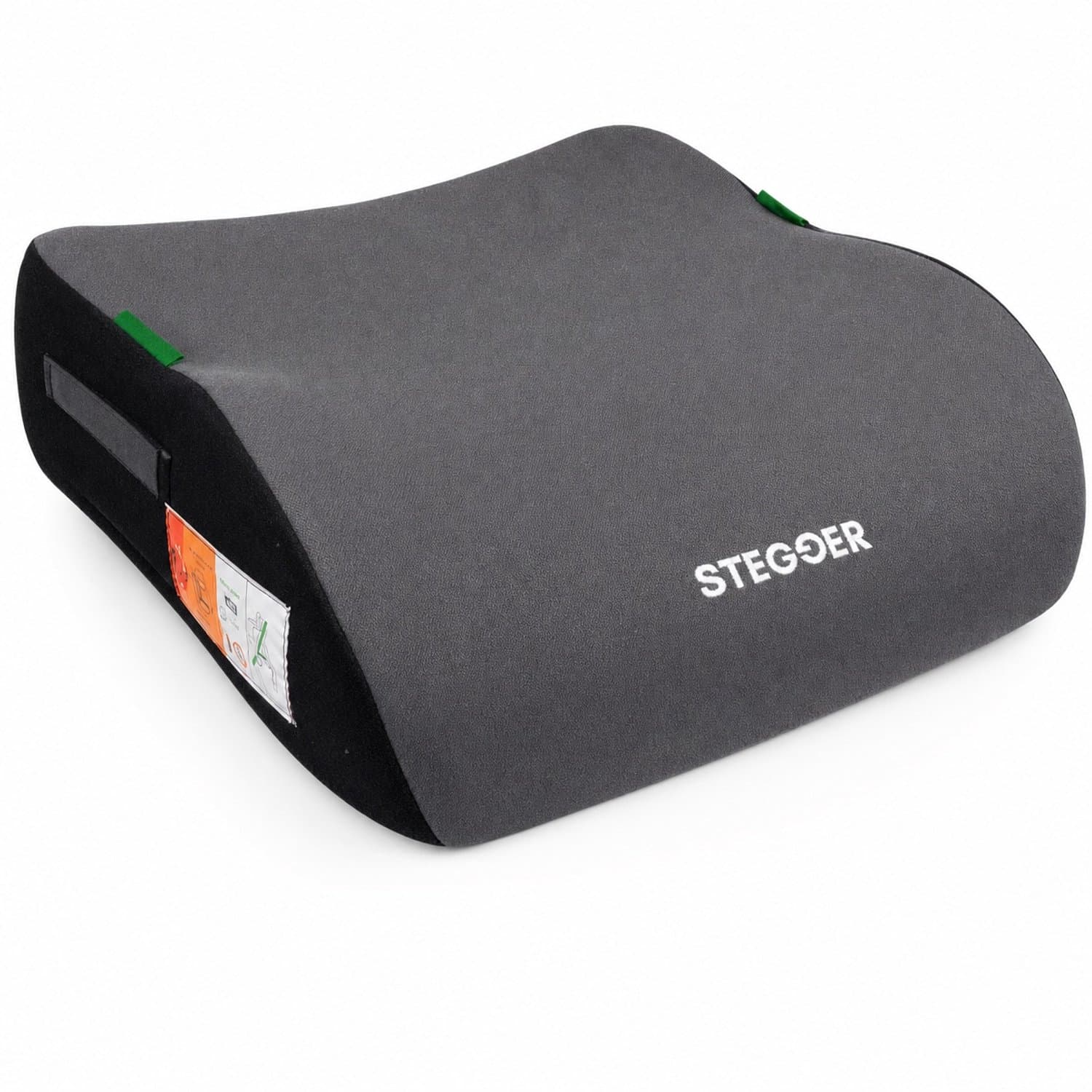 Zitverhoger - Kinderzitje - Stoelverhoger - Zitverhoger Auto - Autostoeltje - Grijs - STEGGER