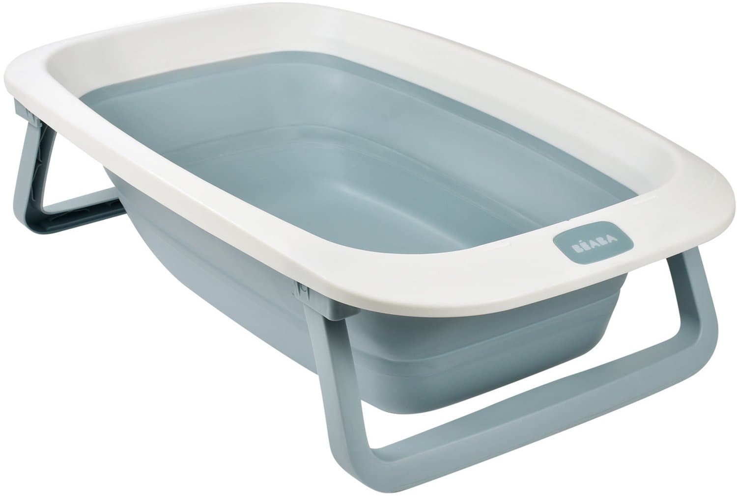Béaba Eazy Pop Opvouwbaar Babybadje - 29L - Compact & Lichtgewicht - Inclusief Afvoerkraan - Baltic Blue - Blauw
