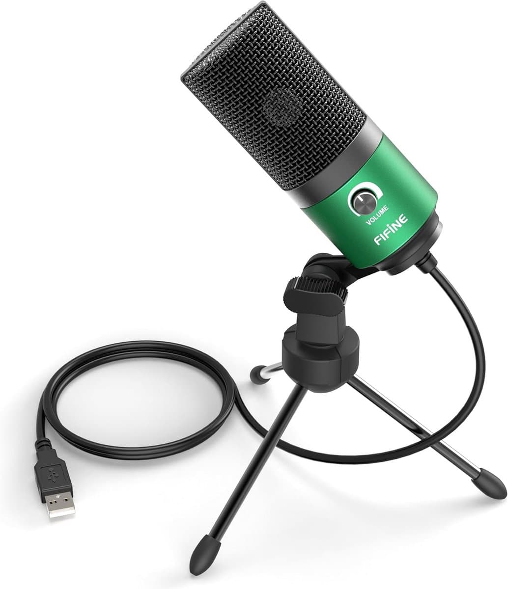 USB Microfoon voor PC, Mac en Consoles - Condensator Microfoon voor Podcasting en Streaming