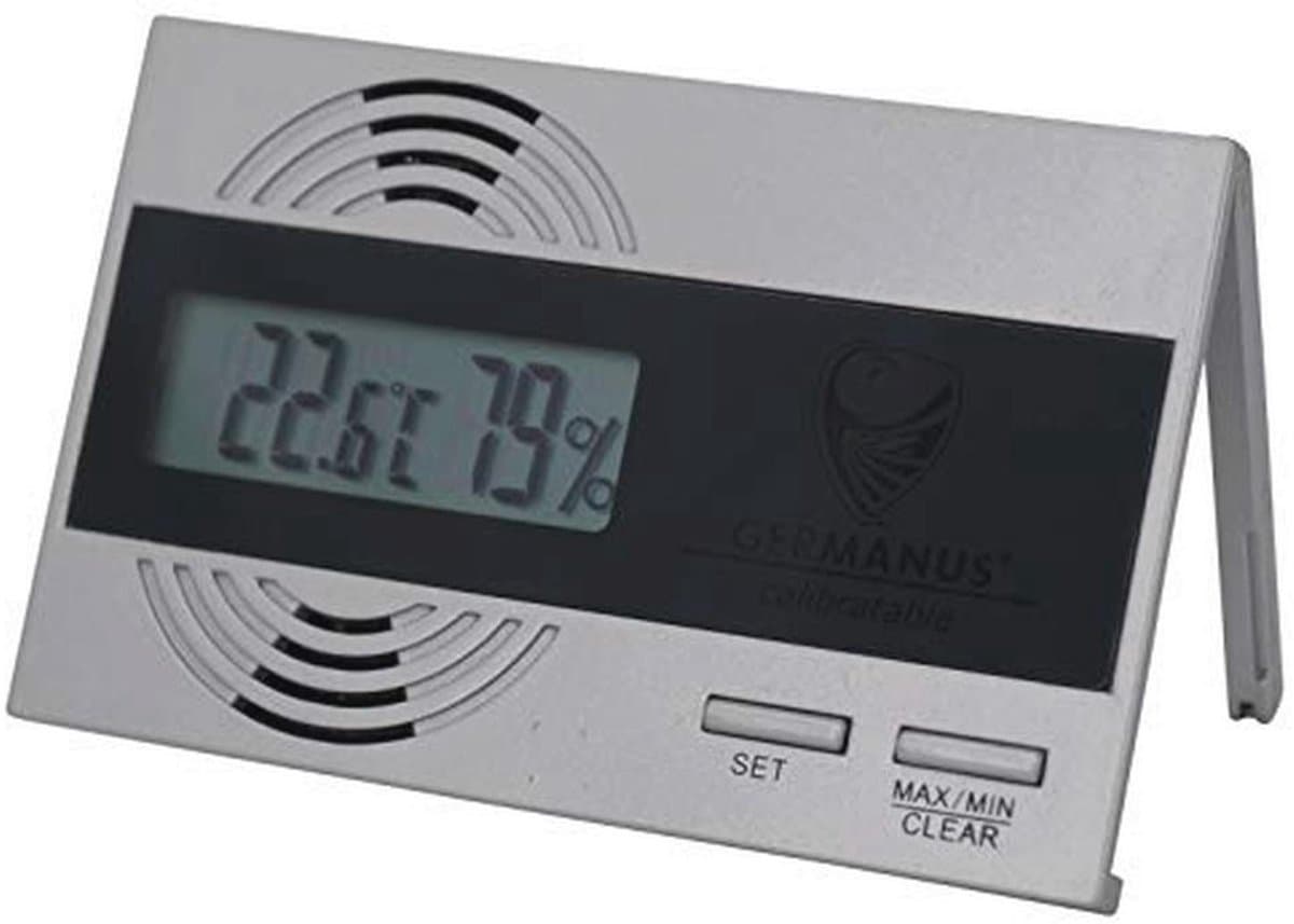 Digitale Hygrometer - Kalibreerbaar voor Nauwkeurige Vochtmeting