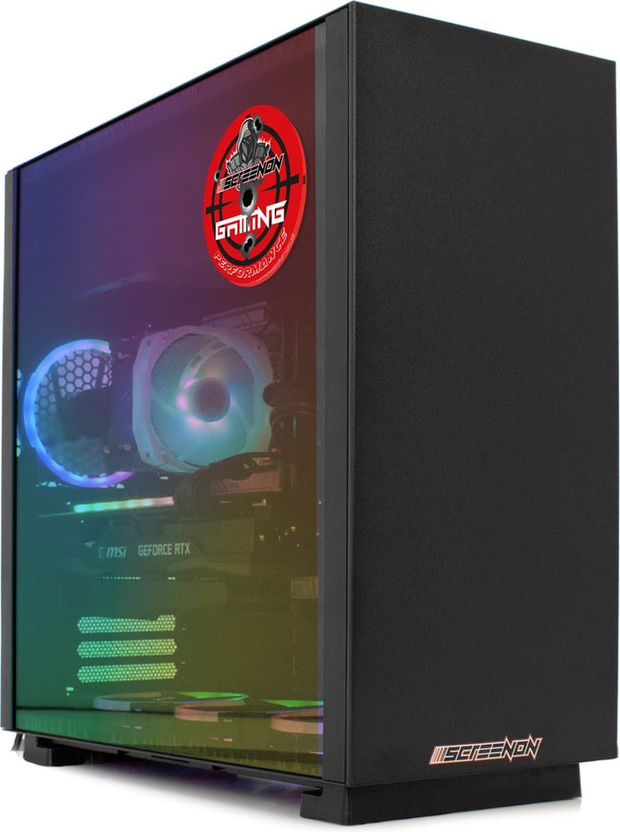 ScreenON - Power - Ryzen 7 - 480GB M.2 SSD + 2TB HDD - RTX 3060 - GamePC.V45027