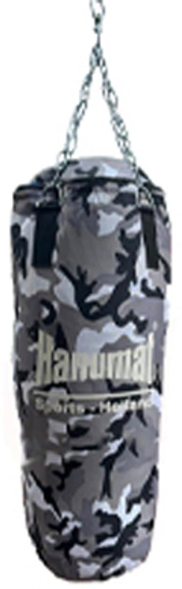Hanumat Legerprint - Bokszak- Grijs/Wit- 60 cm