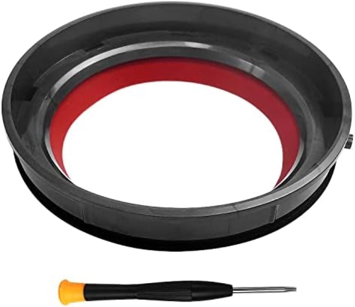 PromoHome Stofzuiger Container Afdichtringen Set - Hoogwaardige Rubber Afdichtringen voor Stofzuigers met Inclusief Schroevendraaier - Verbeterde Stofafdichting en Reinigingsprestaties