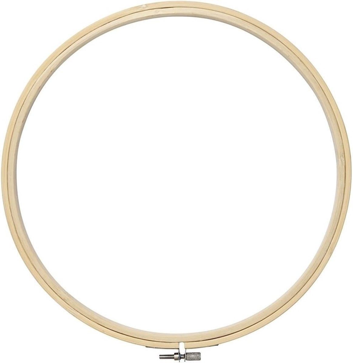 Houten ronde borduurring - Dia 25 cm - Borduurframe - Borduren - Hobby - Knutselen