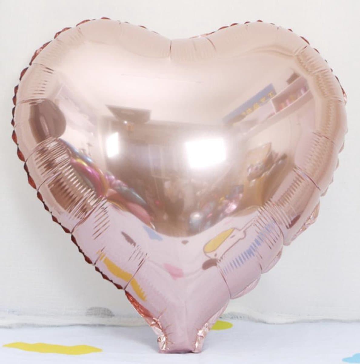 Folie Ballon Hart 45cm Rose Gold - Helium Ballon