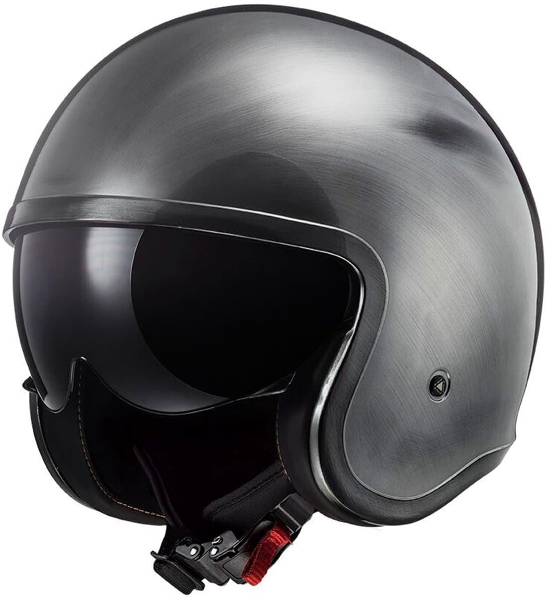 LS2 OF599 Spitfire II Jeans Titanium Jethelm - Maat XXL - Helm