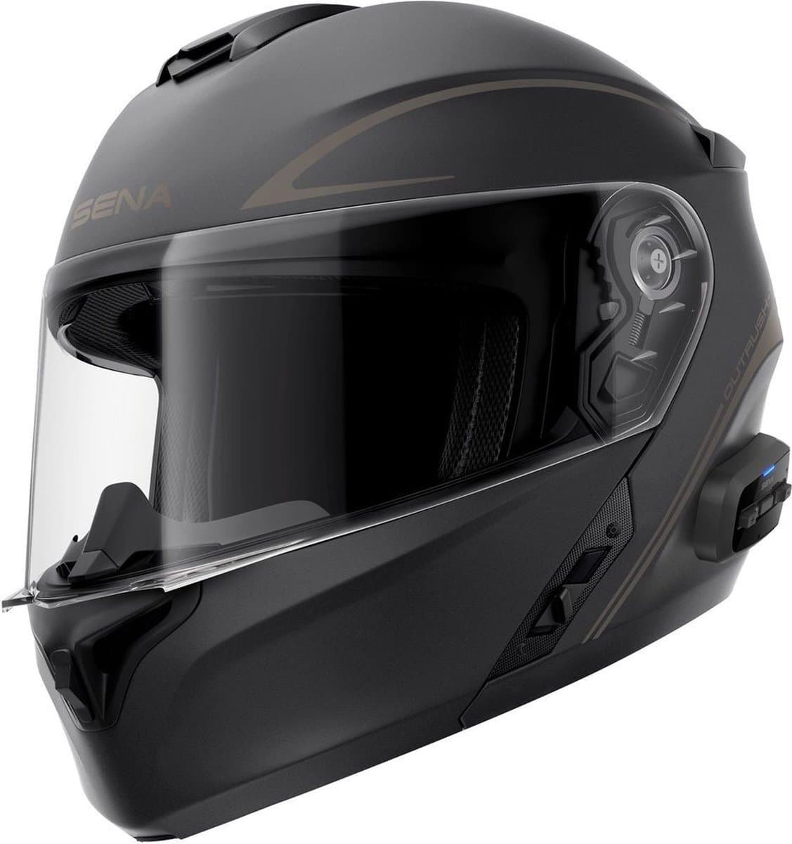 Sena Helmet Outrush R 2206 Mat Zwart - Maat XL - Helm