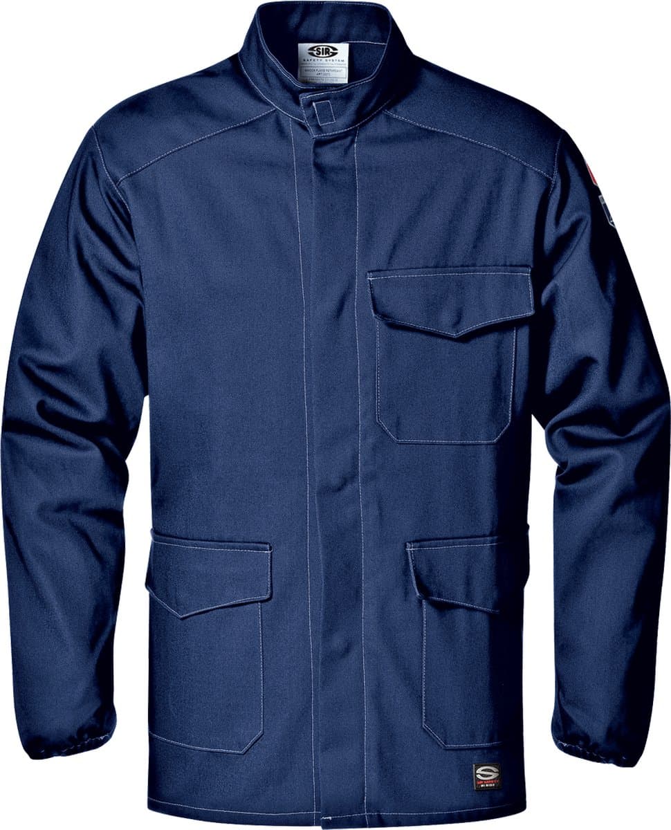 SIR SAFETY FLAME RETARDANT Stof Werkjas HEREN Veiligheidsjas Blauw - Vlamvertragend - EN ISO 11612 - EN ISO 11611