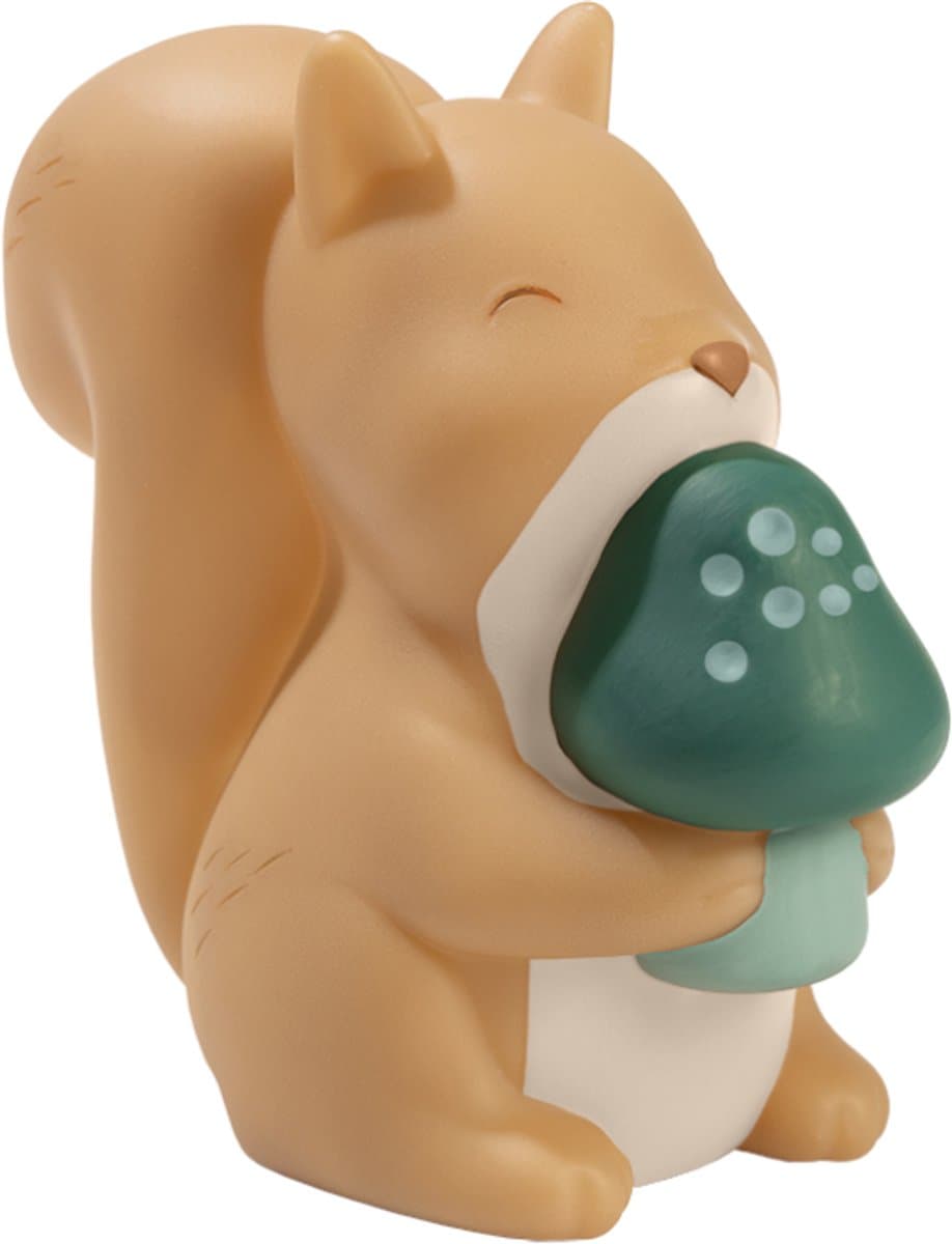 Little Dutch Nachtlampje Bosvrienden Eekhoorn - Bruin/Groen