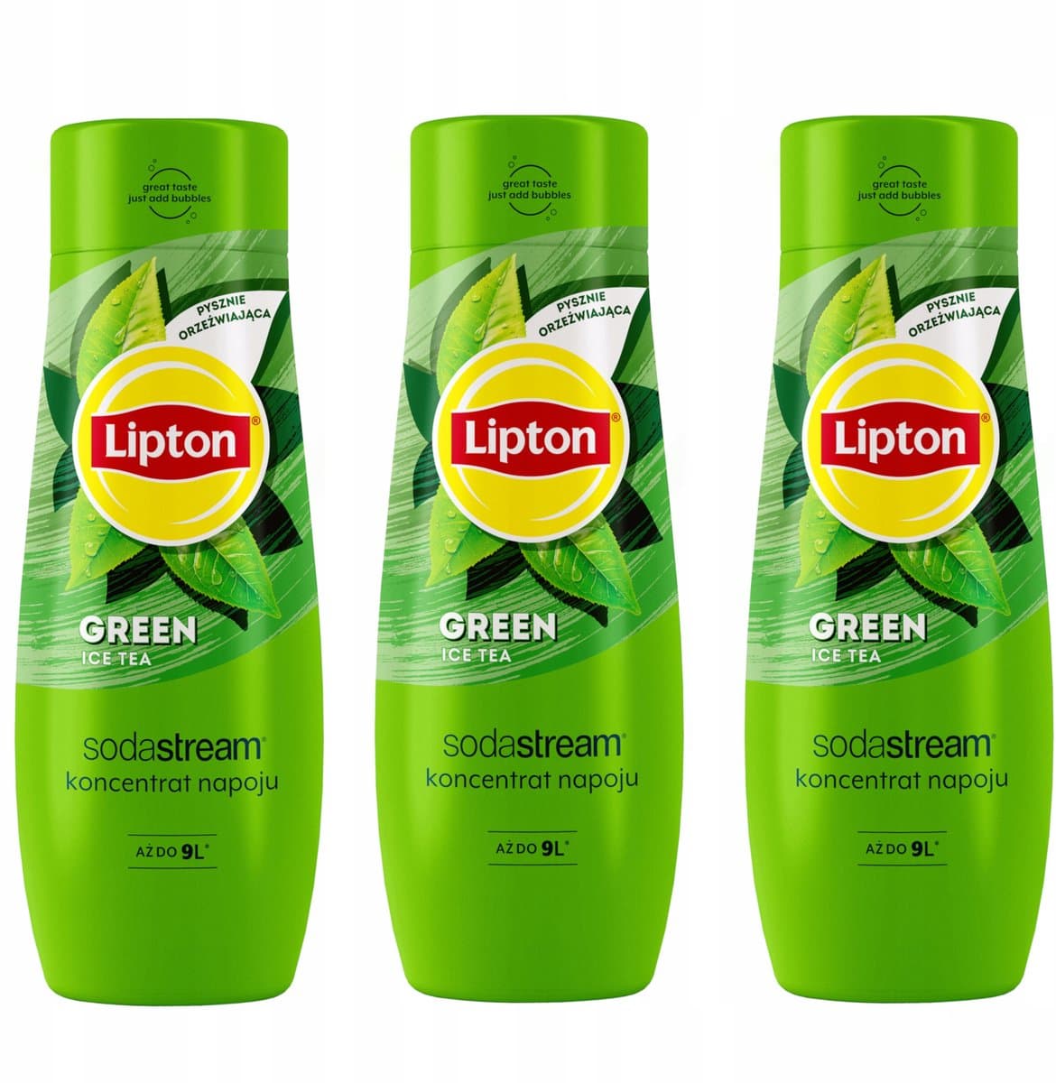 SodaStream Lipton – Groene Ijsthee Concentraten Set – 440ml – 3 Stuks