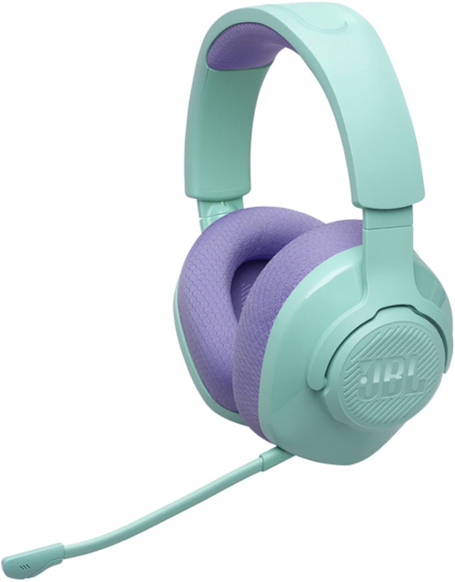 JBL Quantum 360 - Draadloze Gaming Headset - Over-ear - Surround Sound - Afneembare Microfoon - Blauw