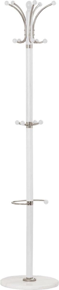 Staande kapstok Alem 185 cm hoog in wit