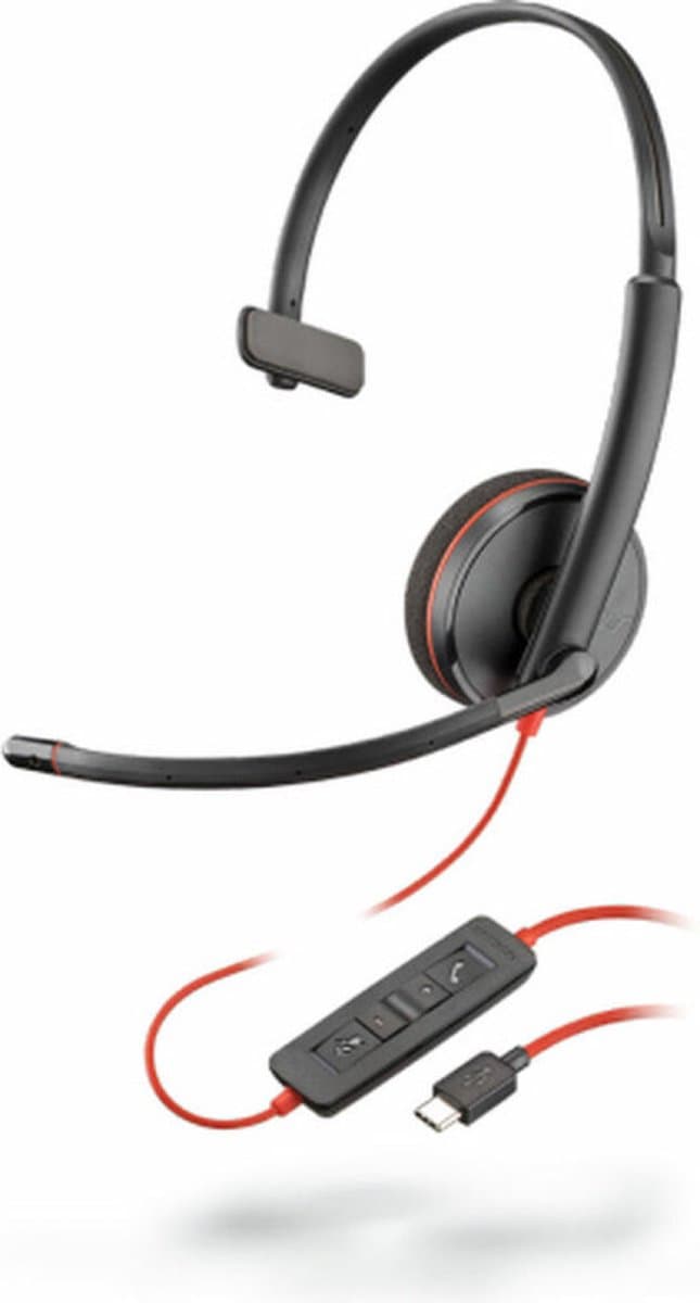 Headphones with Microphone Poly 209744-22 Black
